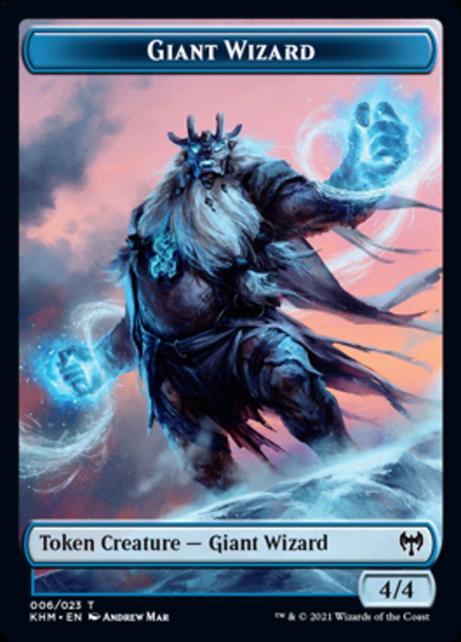 Giant Wizard Token [Kaldheim Tokens] | RetroPlay Games