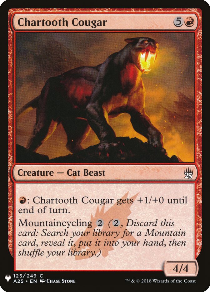 Chartooth Cougar [Mystery Booster] | RetroPlay Games