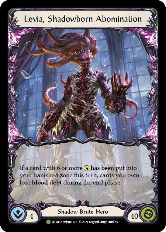 Levia, Shadowborn Abomination [HER032] (Promo)  Cold Foil | RetroPlay Games