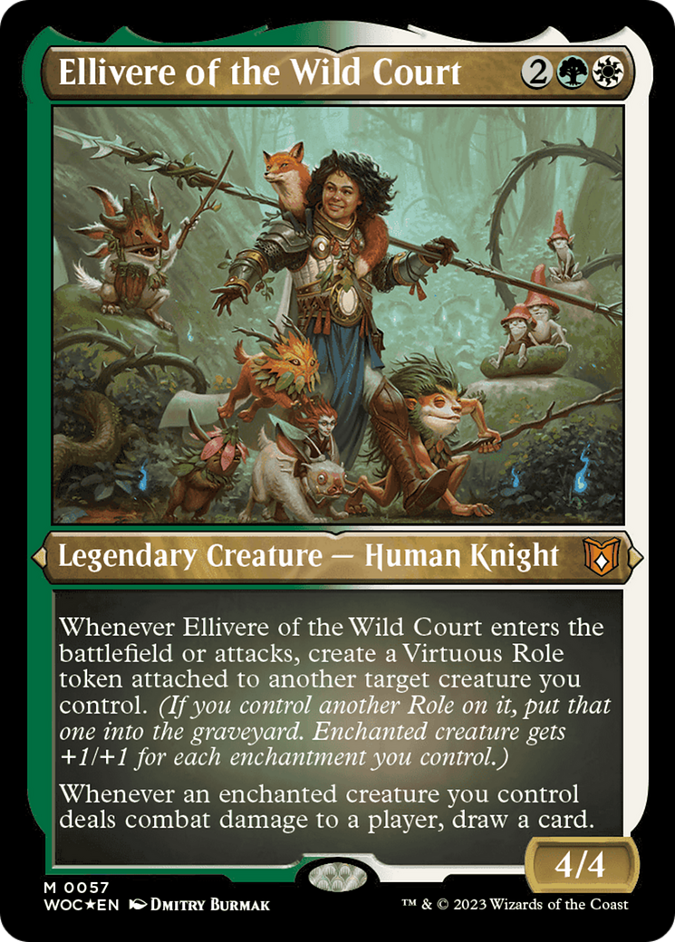 Ellivere of the Wild Court (Display Commander) [Wilds of Eldraine Commander] | RetroPlay Games