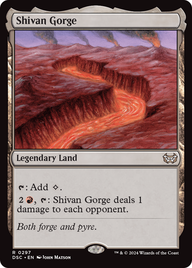 Shivan Gorge [Duskmourn: House of Horror Commander] | RetroPlay Games