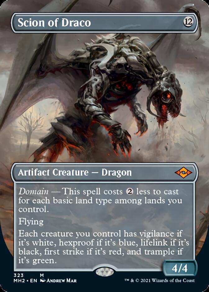 Scion of Draco (Borderless Alternate Art) [Modern Horizons 2] | RetroPlay Games