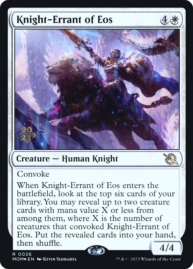 Knight-Errant of Eos [March of the Machine Prerelease Promos] | RetroPlay Games