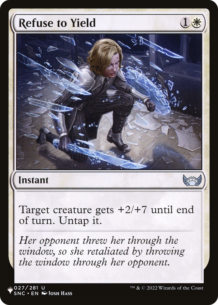 Refuse to Yield [The List] | RetroPlay Games