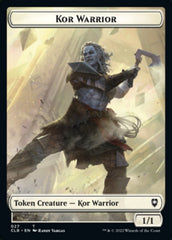 Kor Warrior // Shapeshifter (023) Double-Sided Token [Commander Legends: Battle for Baldur's Gate Tokens] | RetroPlay Games