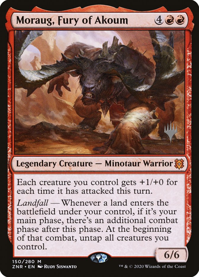 Moraug, Fury of Akoum (Promo Pack) [Zendikar Rising Promos] | RetroPlay Games