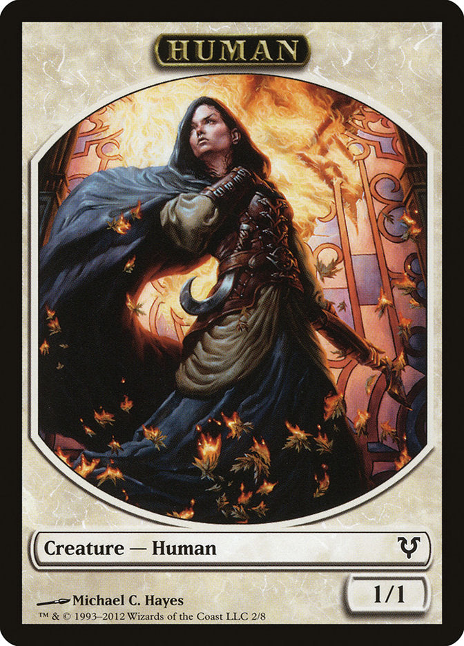 Human Token (2/8) [Avacyn Restored Tokens] | RetroPlay Games