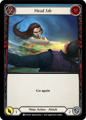 Head Jab (Blue) [U-WTR100] (Welcome to Rathe Unlimited)  Unlimited Rainbow Foil | RetroPlay Games