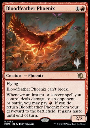 Bloodfeather Phoenix (Promo Pack) [March of the Machine Promos] | RetroPlay Games