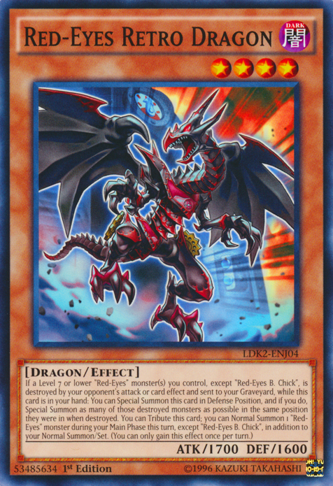 Red-Eyes Retro Dragon [LDK2-ENJ04] Common | RetroPlay Games