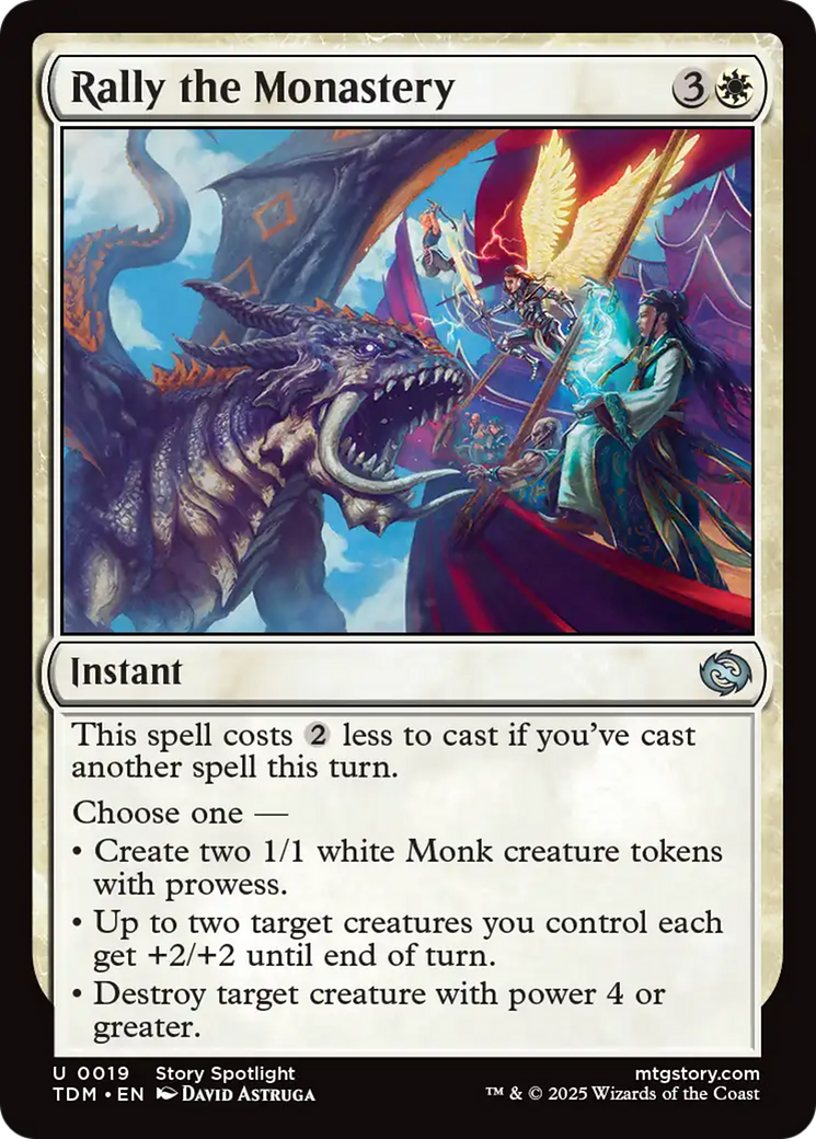 Rally the Monastery [Tarkir: Dragonstorm] | RetroPlay Games