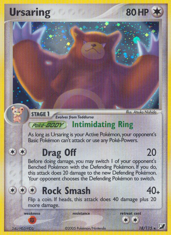 Ursaring (18/115) [EX: Unseen Forces] | RetroPlay Games