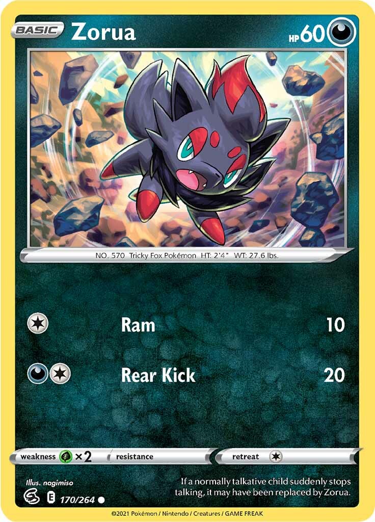 Zorua (170/264) [Sword & Shield: Fusion Strike] | RetroPlay Games