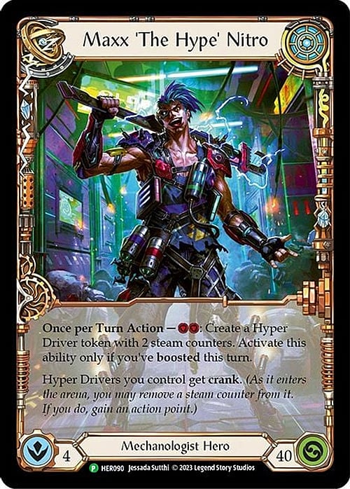 Maxx 'The Hype' Nitro [HER090] (Promo)  Cold Foil | RetroPlay Games