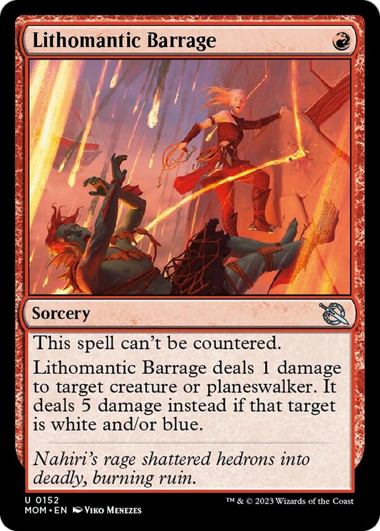 Lithomantic Barrage [March of the Machine] | RetroPlay Games