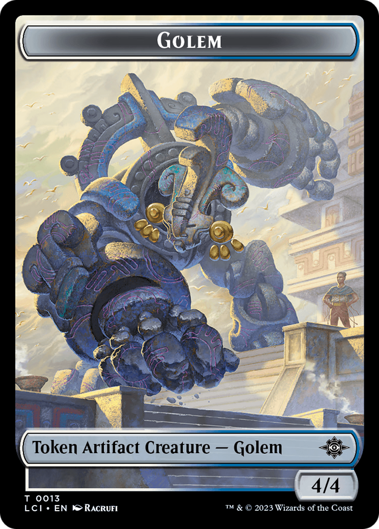 Golem Token [The Lost Caverns of Ixalan Tokens] | RetroPlay Games