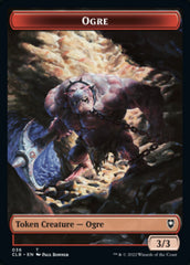 Boar // Ogre Double-Sided Token [Commander Legends: Battle for Baldur's Gate Tokens] | RetroPlay Games