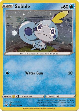 Sobble (054/202) (Cosmos Holo) [Sword & Shield: Base Set] | RetroPlay Games