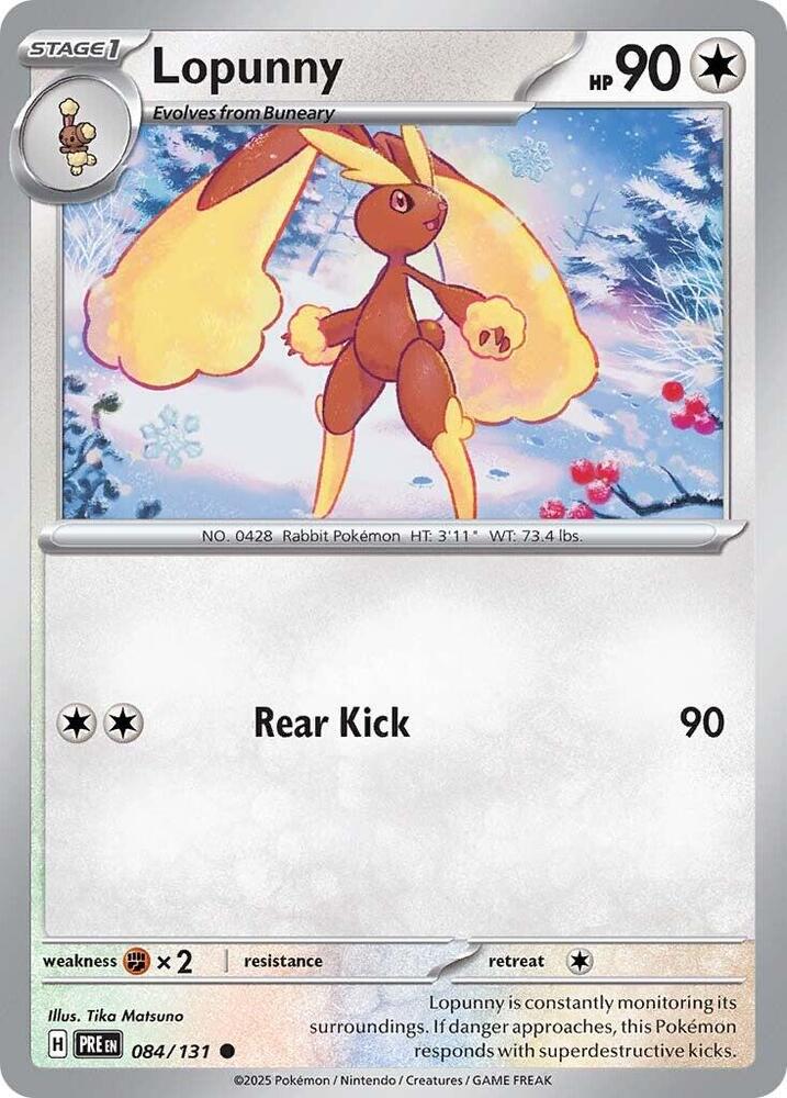 Lopunny (084/131) [Scarlet & Violet: Prismatic Evolutions] | RetroPlay Games