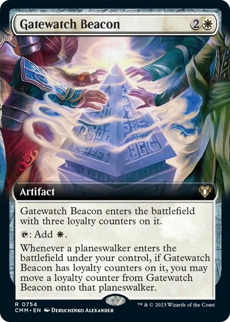 Gatewatch Beacon (Extended Art) [Commander Masters] | RetroPlay Games