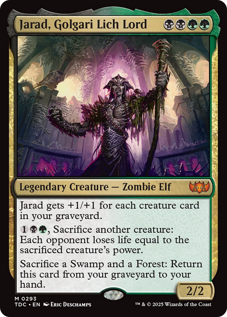 Jarad, Golgari Lich Lord [Tarkir: Dragonstorm Commander] | RetroPlay Games