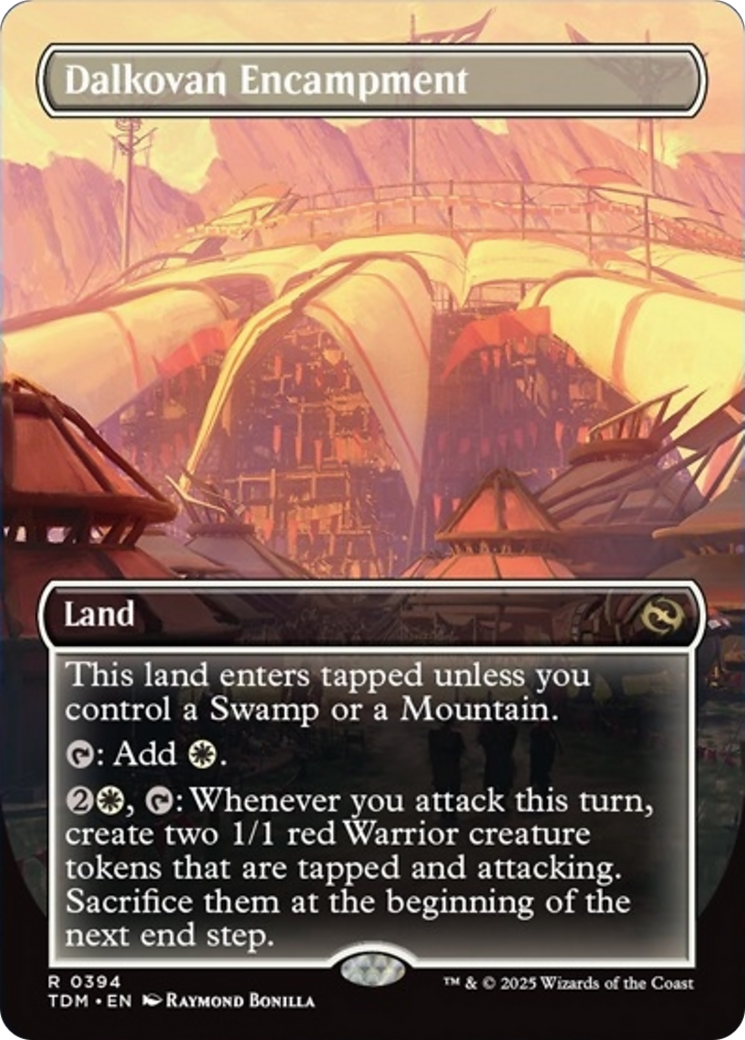 Dalkovan Encampment (Borderless) [Tarkir: Dragonstorm] | RetroPlay Games