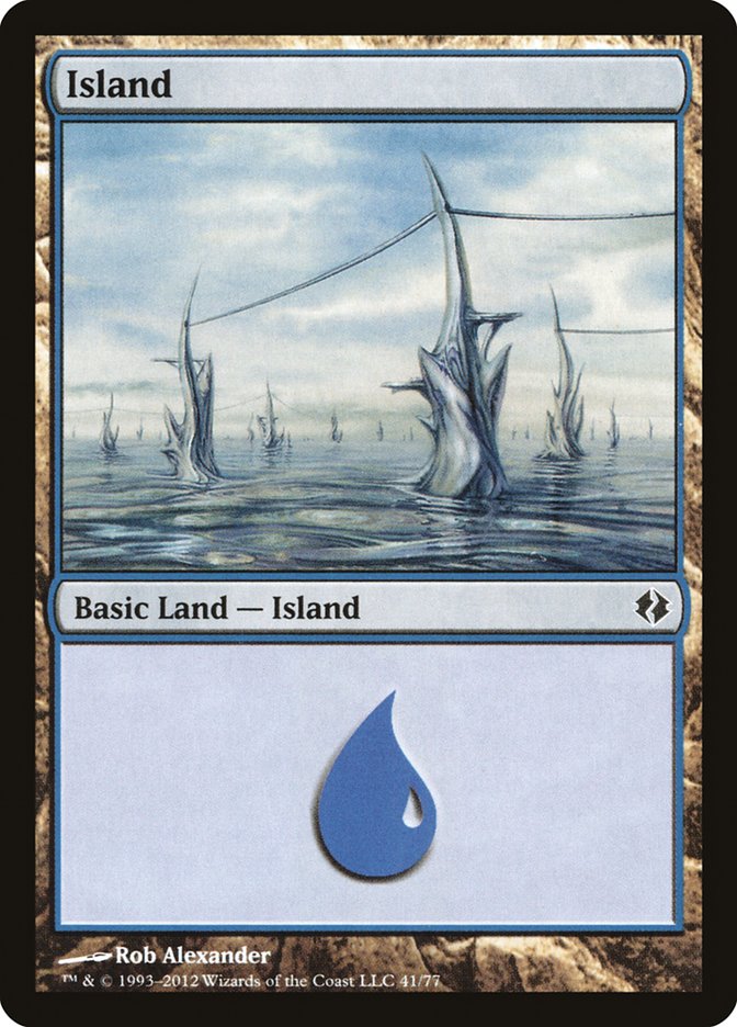 Island (41) [Duel Decks: Venser vs. Koth] | RetroPlay Games