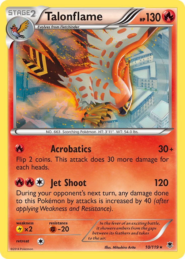 Talonflame (10/119) (Theme Deck Exclusive) [XY: Phantom Forces] | RetroPlay Games
