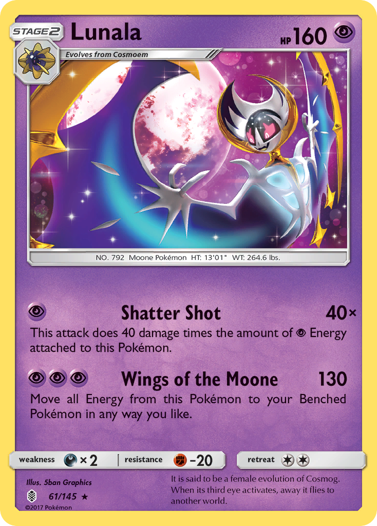 Lunala (61/145) [Sun & Moon: Guardians Rising] | RetroPlay Games