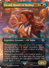 Elrond, Master of Healing (Borderless Alternate Art) [The Lord of the Rings: Tales of Middle-Earth] | RetroPlay Games