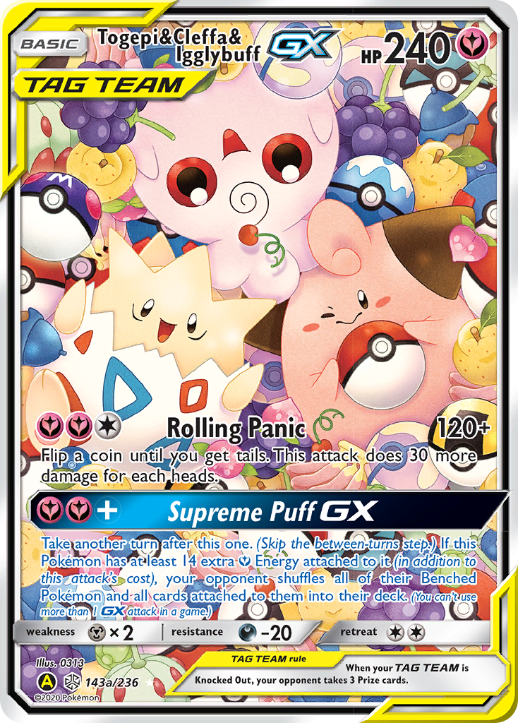 Togepi & Cleffa & Igglybuff GX (143a/236) [Alternate Art Promos] | RetroPlay Games