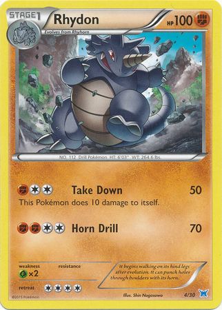 Rhydon (4/30) [XY: Trainer Kit 2 - Latios] | RetroPlay Games