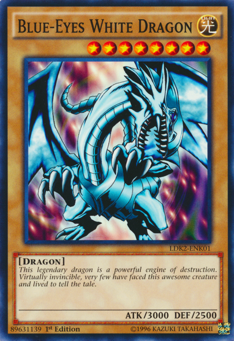 Blue-Eyes White Dragon (Version 1) [LDK2-ENK01] Common | RetroPlay Games