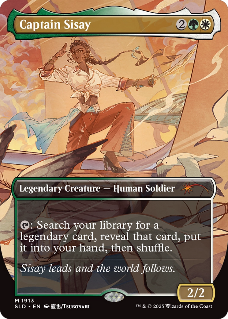 Captain Sisay (1913) (Rainbow Foil) [Secret Lair Drop Series] | RetroPlay Games