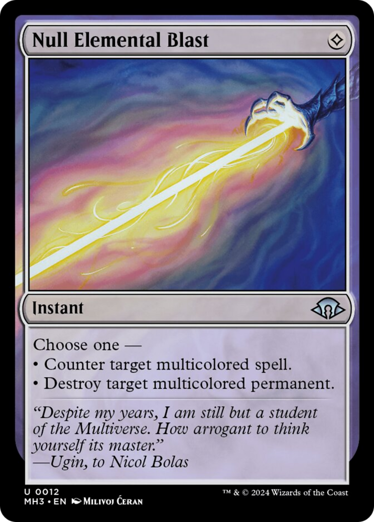 Null Elemental Blast [Modern Horizons 3] | RetroPlay Games