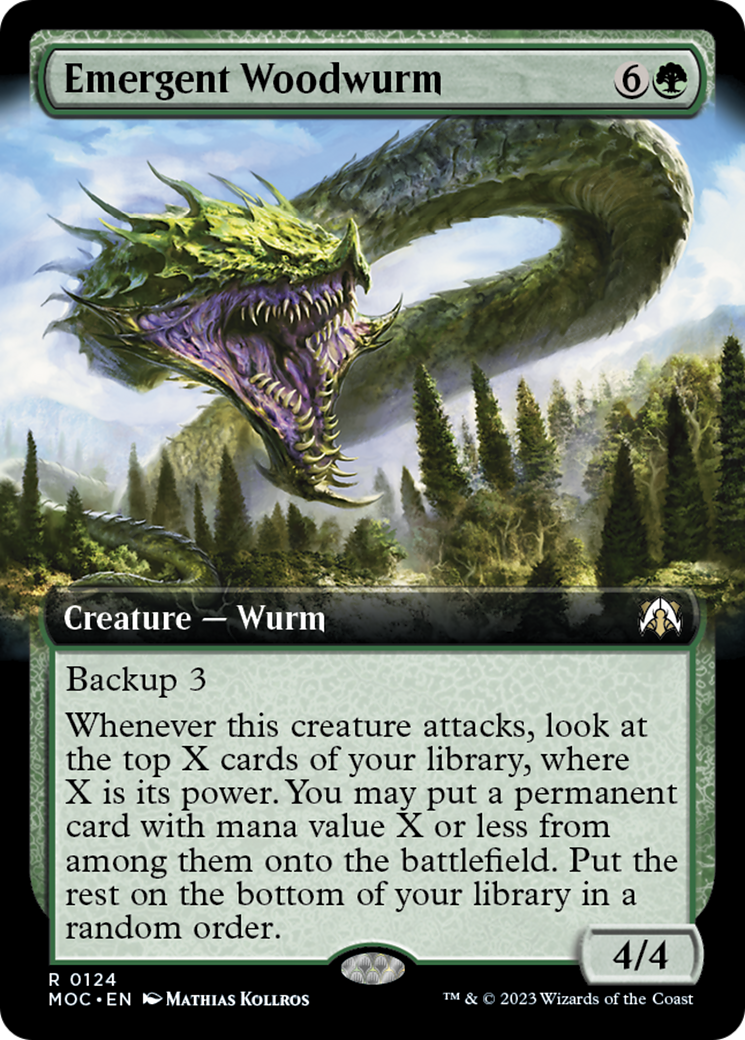 Emergent Woodwurm (Extended Art) [March of the Machine Commander] | RetroPlay Games