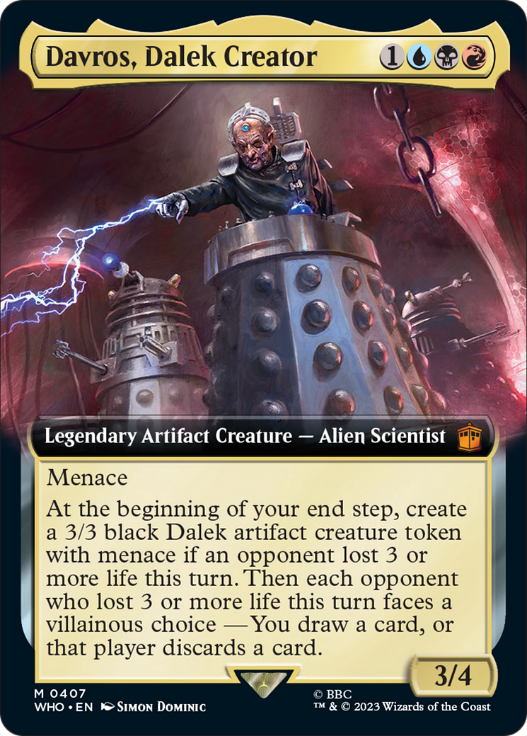 Davros, Dalek Creator (Extended Art) [Doctor Who] | RetroPlay Games