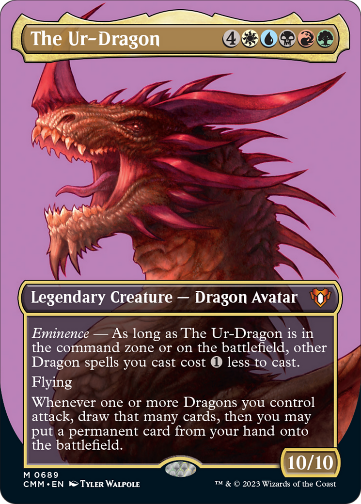 The Ur-Dragon (Borderless Profile) [Commander Masters] | RetroPlay Games