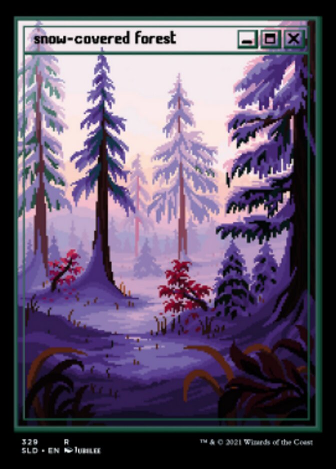 Snow-Covered Forest (329) [Secret Lair Drop Series] | RetroPlay Games