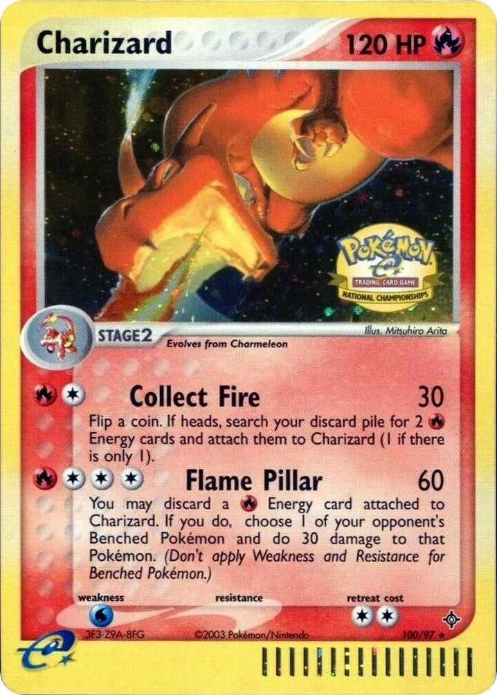 Charizard (100/097) (National Championships) [League & Championship Cards] | RetroPlay Games