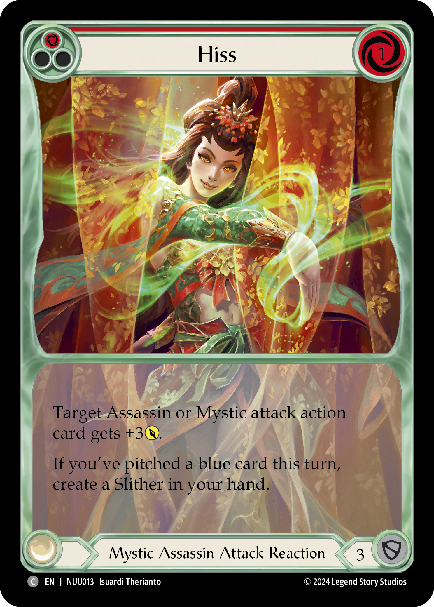 Hiss (Red) [NUU013] (Part the Mistveil Nuu Blitz Deck) | RetroPlay Games