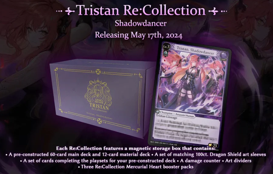 PRE-ORDER: Grand Archive TCG: Tristan Re: Collection Shadowdancer (May 17th) | RetroPlay Games