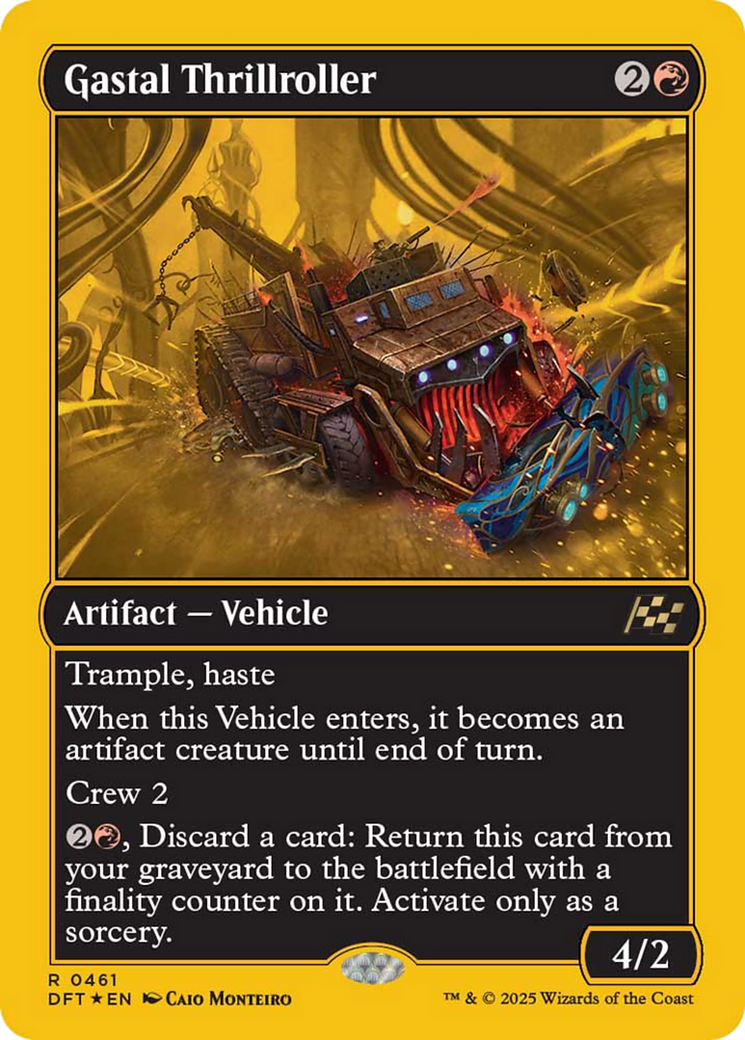 Gastal Thrillroller (First-Place Foil) [Aetherdrift] | RetroPlay Games