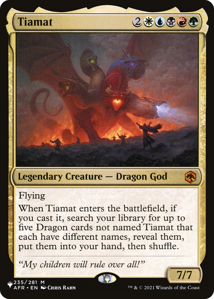 Tiamat [The List] | RetroPlay Games