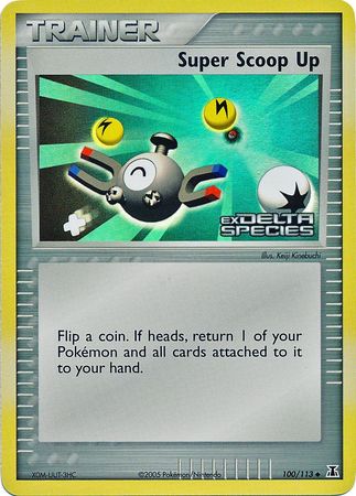 Super Scoop Up (100/113) (Stamped) [EX: Delta Species] | RetroPlay Games