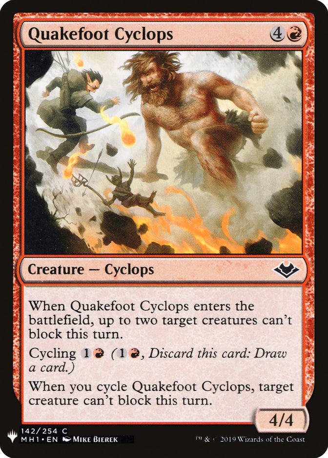 Quakefoot Cyclops [Mystery Booster] | RetroPlay Games