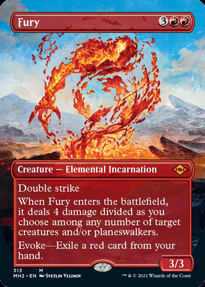 Fury (Borderless Alternate Art) [Modern Horizons 2] | RetroPlay Games