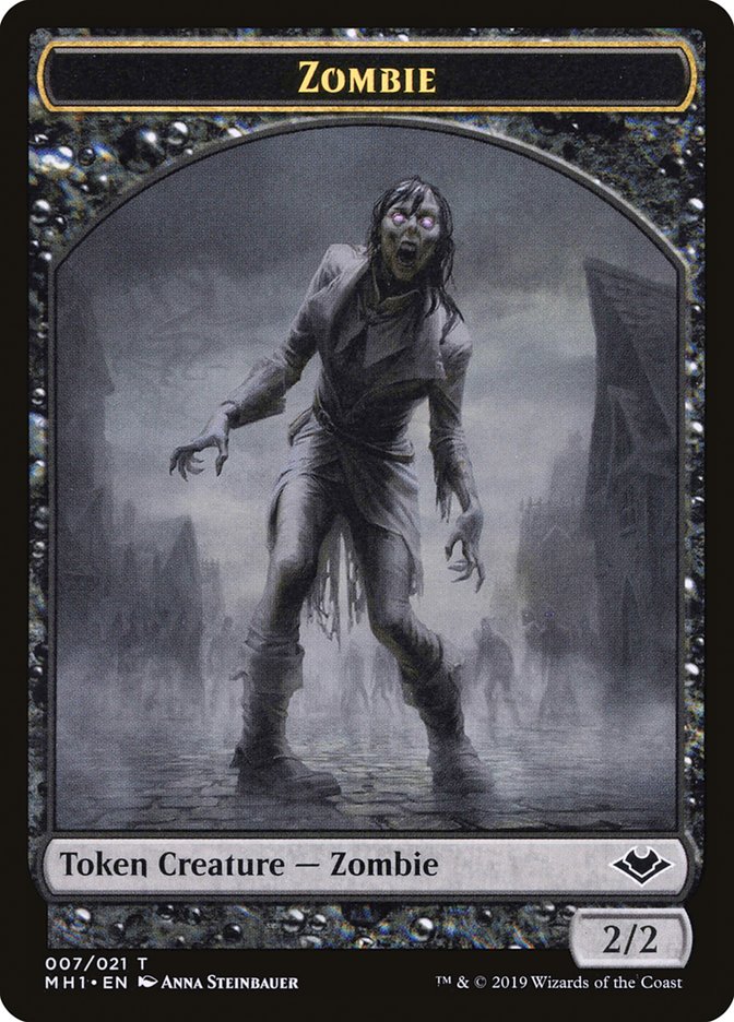 Angel (002) // Zombie (007) Double-Sided Token [Modern Horizons Tokens] | RetroPlay Games