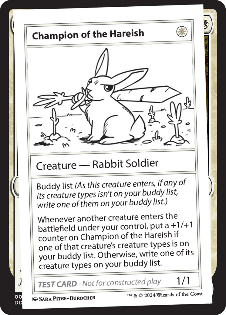 Champion of the Hareish [Mystery Booster 2 Playtest Cards] | RetroPlay Games