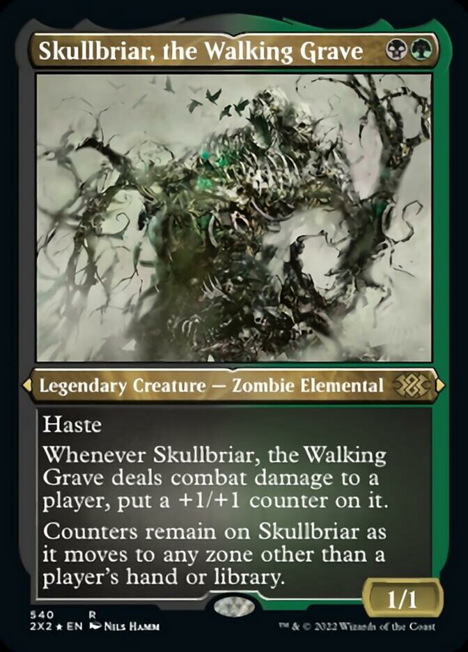 Skullbriar, the Walking Grave (Foil Etched) [Double Masters 2022] | RetroPlay Games